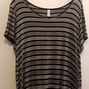 Lularoe StripedClassic Tee